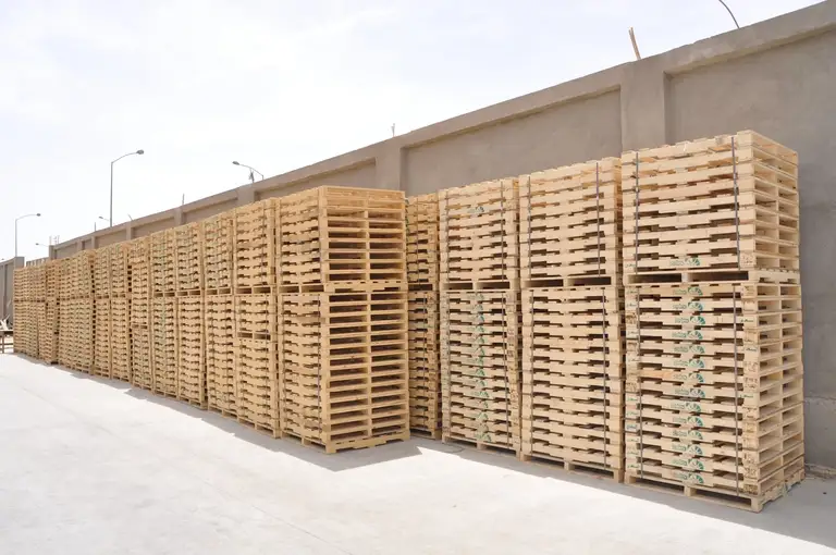 Wooden Pallets Stack